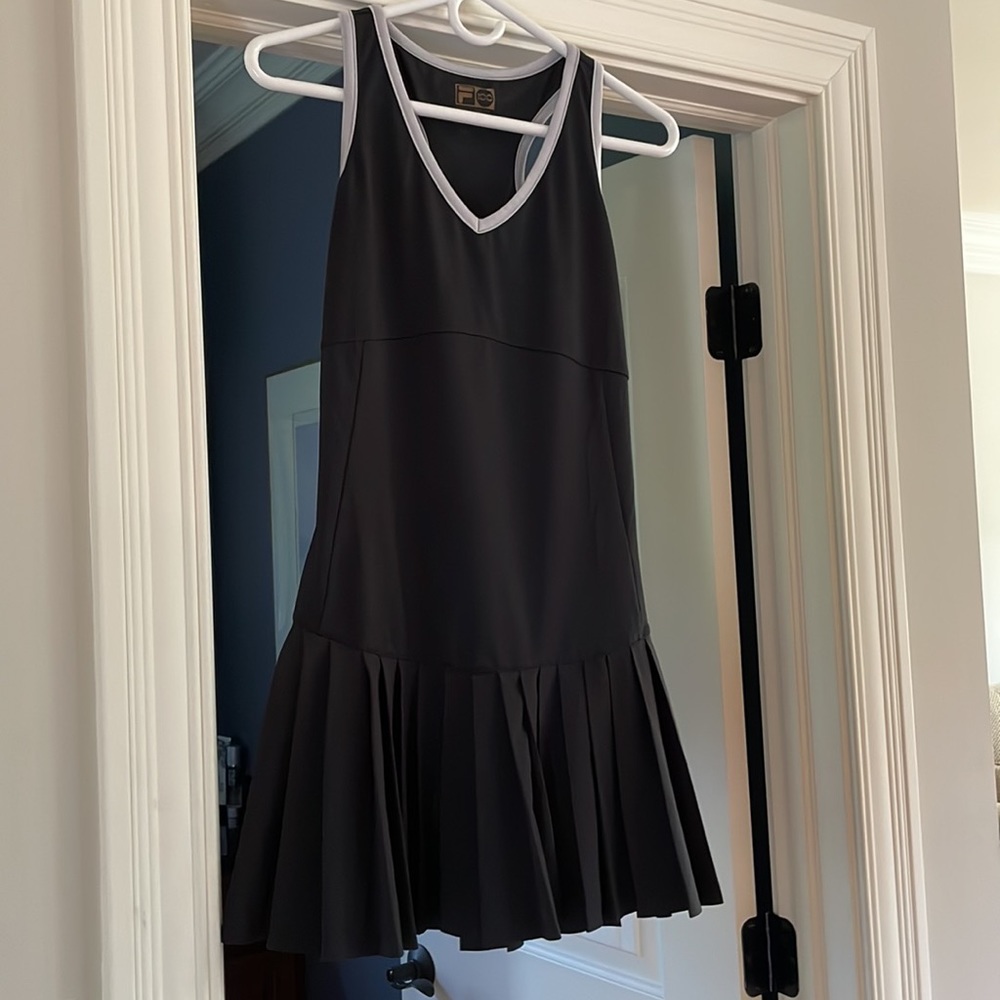 Ladies tennis dress Black - photo inaccurate